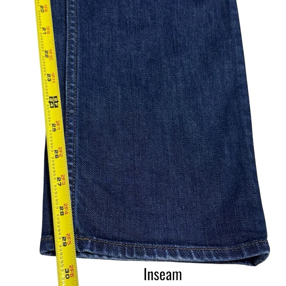 Banana Republic Slim Dark Blue Jeans Capsule‎ Comfort Preppy Chic Minimalist 33